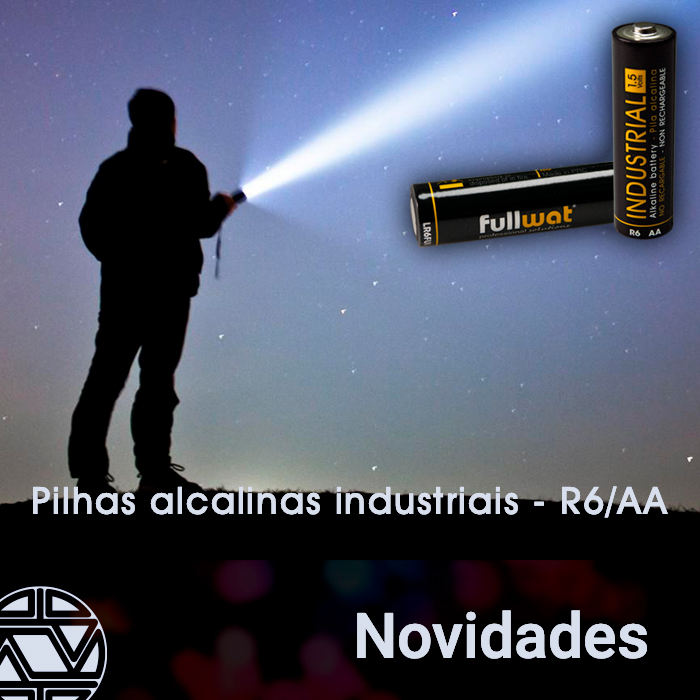 Notícias do produto - Pilhas alcalinas industriais tamanho R6 / AA 