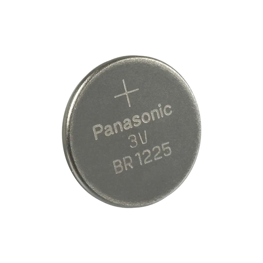 PANASONIC - CR1225. Pile lithium format bouton. Taille CR1225. Voltage nominale 3Vdc