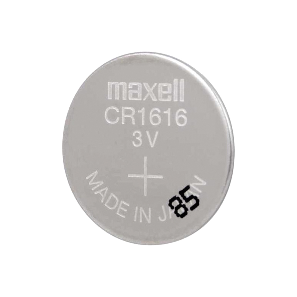MAXELL -  CR1616M-NE.  Pilha de lítio  em formato botão. Tensão nominal 3Vdc 