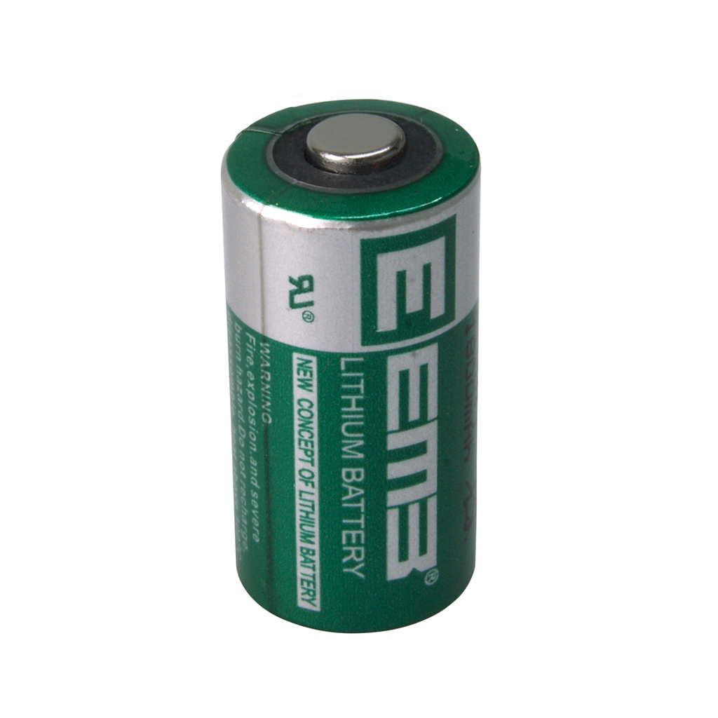 EEMB - CR17335BL-N.Bateria de lítio cilíndrica de Li-MnO2. Gama  industrial. Modelo CR17335. 3Vdc / 1,800Ah