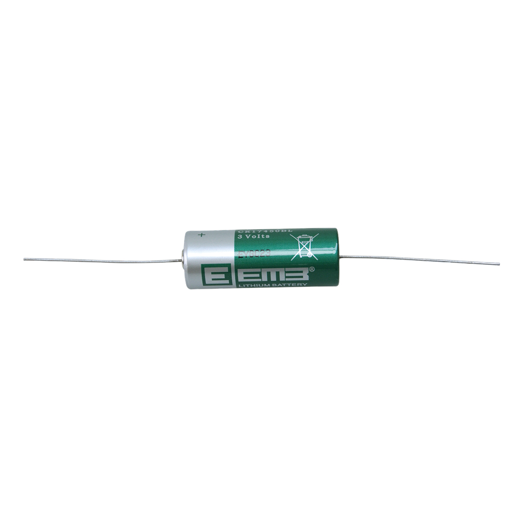EEMB - CR17450BL-AX.Lithium-Batterie zylindrisch von Li-MnO2. Bereich  industrie. Modell CR17450. 3Vdc / 2,400Ah