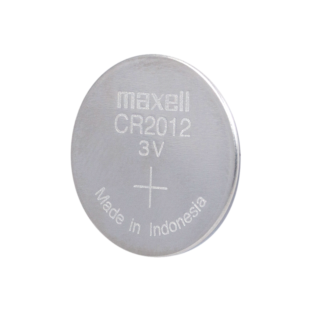 MAXELL - CR2012M-NE. Pila de litio en formato botón. Tensión nominal 3Vdc