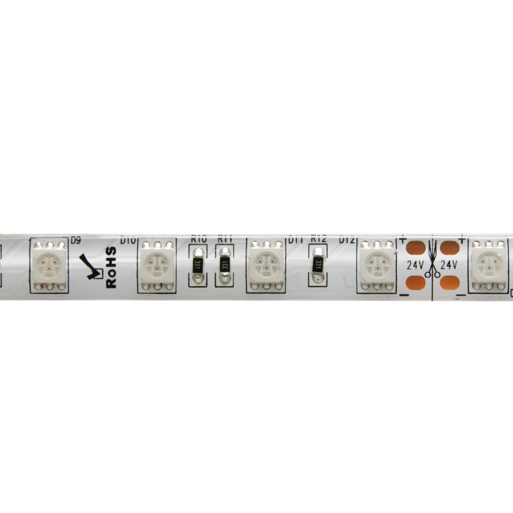 FULLWAT - DOMOX-5060-AB-ESPWPX. LED-Streifen  normalspeziell für beleuchtung. Reihe standard . Bernstein - 24Vdc - 12W/m- 360 Lm/m - IP54 - 60 led/m- 5m