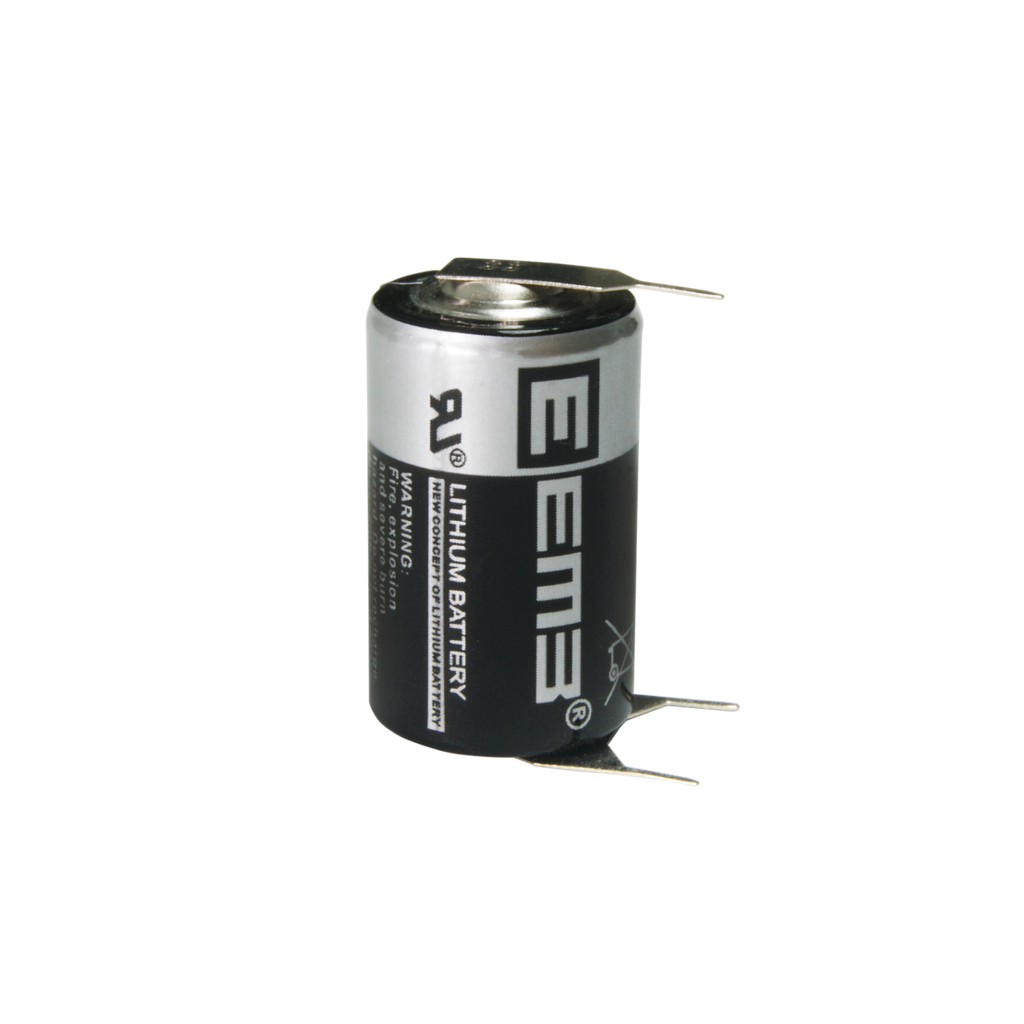 EEMB - ER14250-VB.Bateria de lítio cilíndrica de Li-SOCl2. Gama  industrial. Modelo ER14250. 3,6Vdc / 1,100Ah
