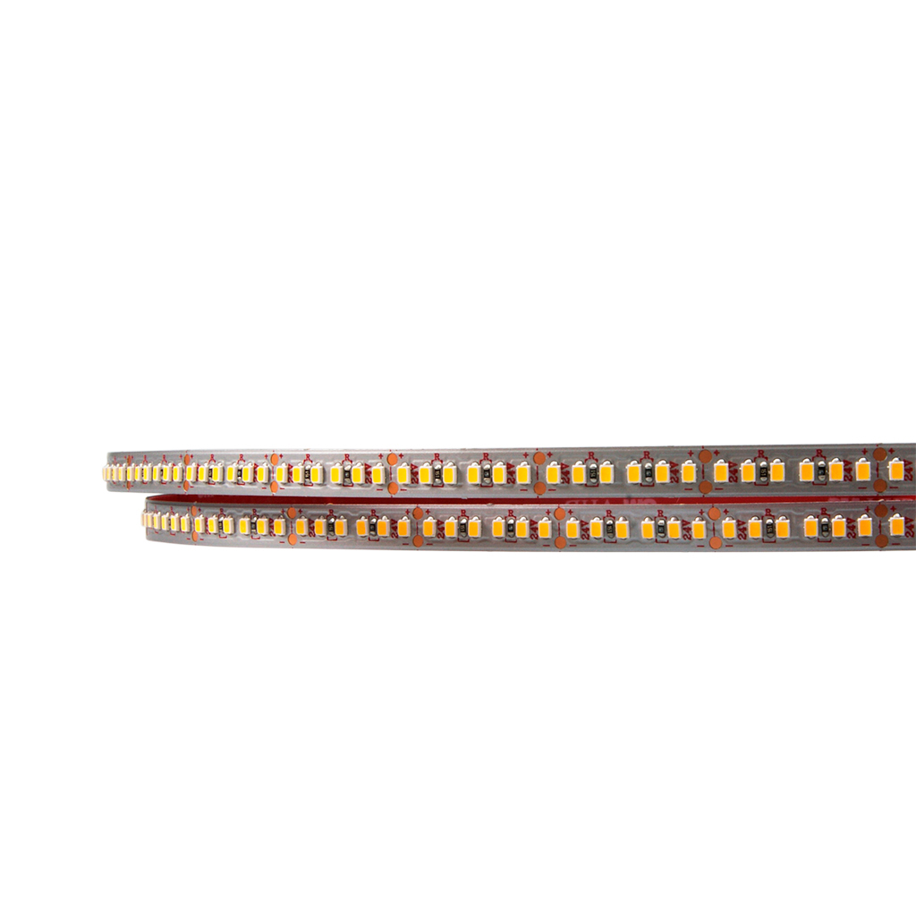 FULLWAT -  FU-BLF-2216-BC-4X/25.  Fita LED  profissional  especial para decoração | iluminação . Série profissional .  Branco quente - 3000K.  CRI>80 - 24Vdc - 24W/m- 2400 Lm/m - IP20 - 300 led/m - 25m