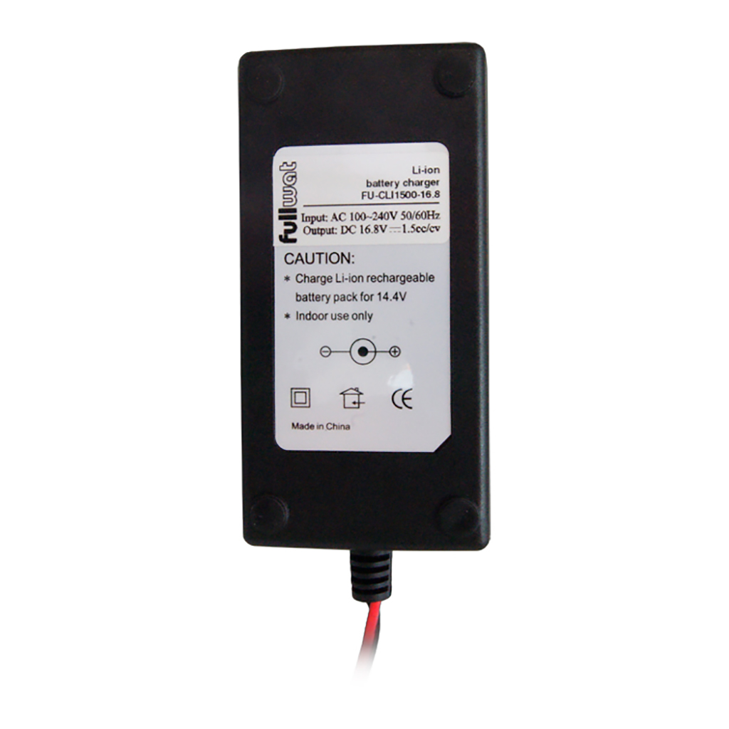 FULLWAT - FU-CLI1500-16.8V.  Li-Ion | Li-Po battery charger. For Packs types. Input voltage: 100 ~ 240Vac  - Output voltage: 16,8Vdc.