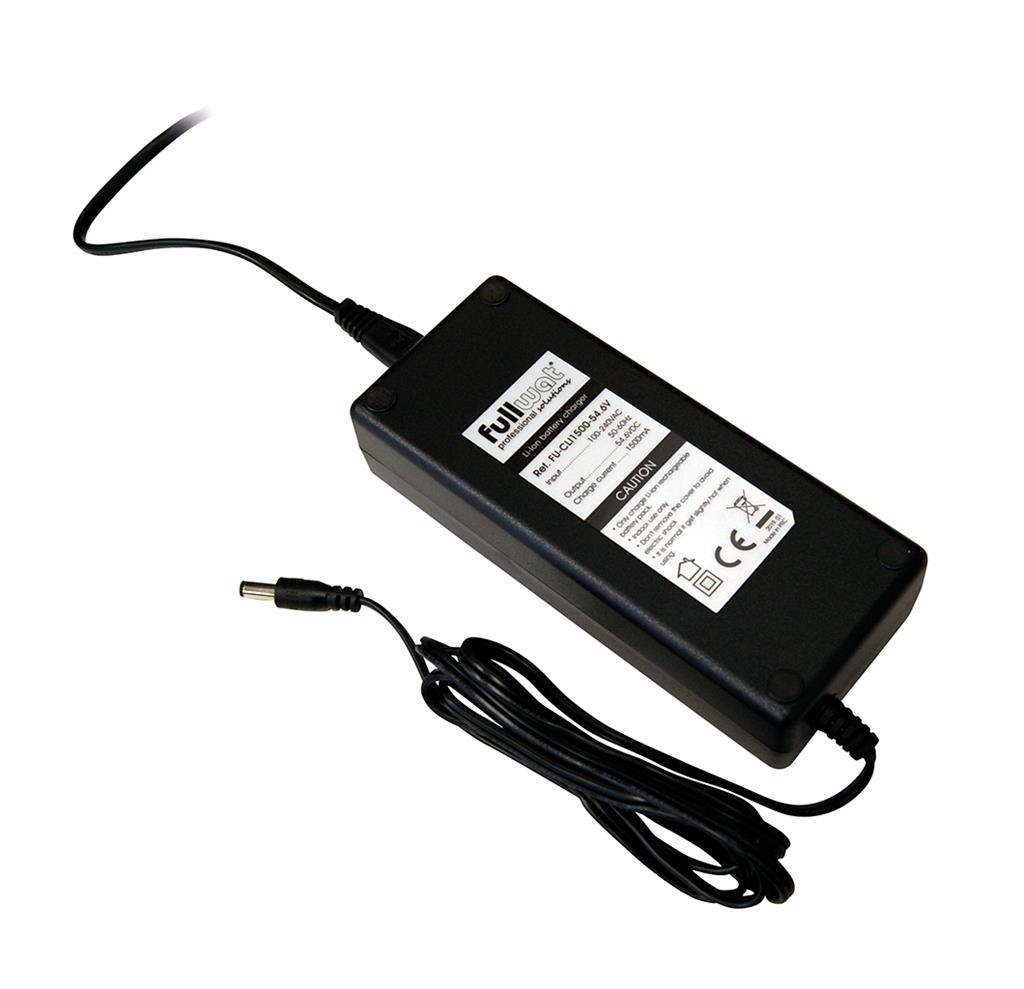 FULLWAT - FU-CLI1500-54.6V.  lithium battery charger. For LITIO types. Input voltage: 90 ~ 264 Vac  / 1,6A