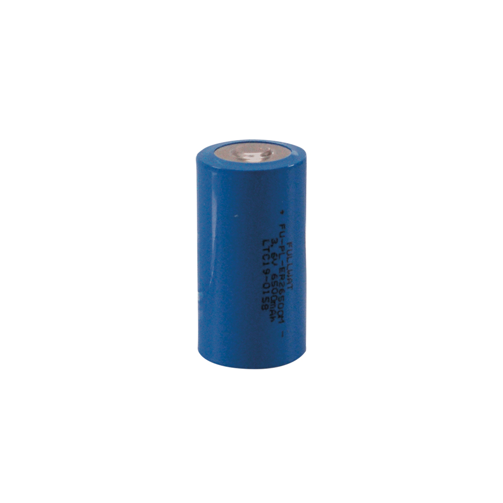 FULLWAT - FU-PL-ER26500M. cylindrical  Lithium battery of Li-SOCl2. industrial range. Modell ER26500. 3,6Vdc / 6,500Ah
