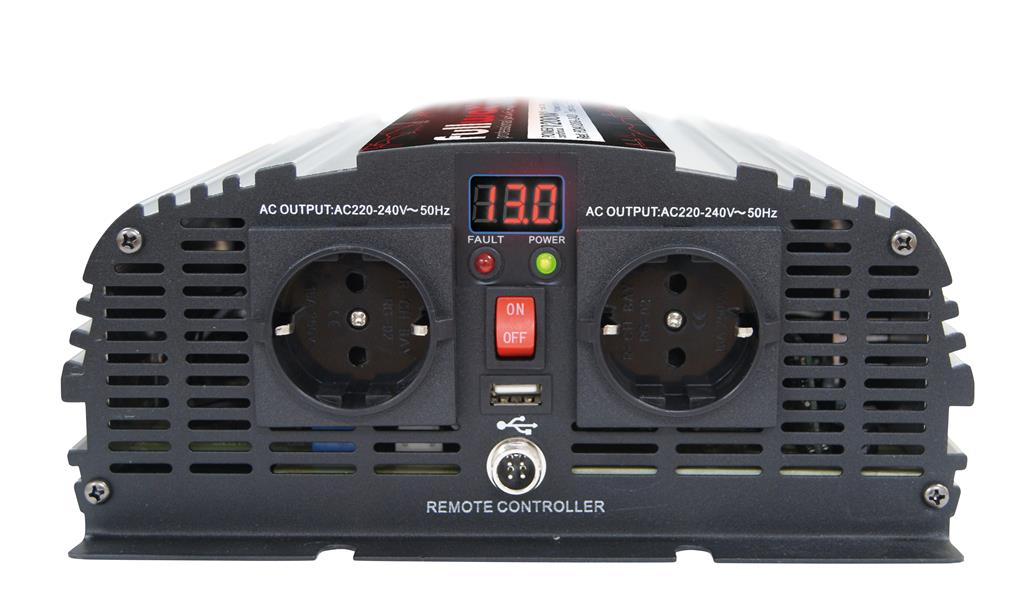 FULLWAT - PDA2500-12D. DC/AC-Spannungswandler von 2500W vonmodifizierte sinuswelle. Eingabe: 9,5 ~ 16Vdc. Ausgang: 220 ~ 240Vac