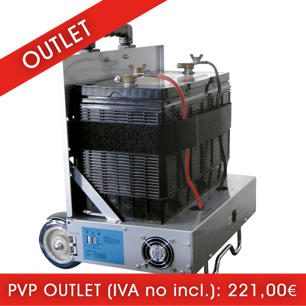 FULLWAT - PDATROLY-1000. Convertidor de tensión DC/AC de 1000W de onda senoidal modificada y cargador. Entrada: 10 ~ 16Vdc. Salida: 180 ~ 265Vac