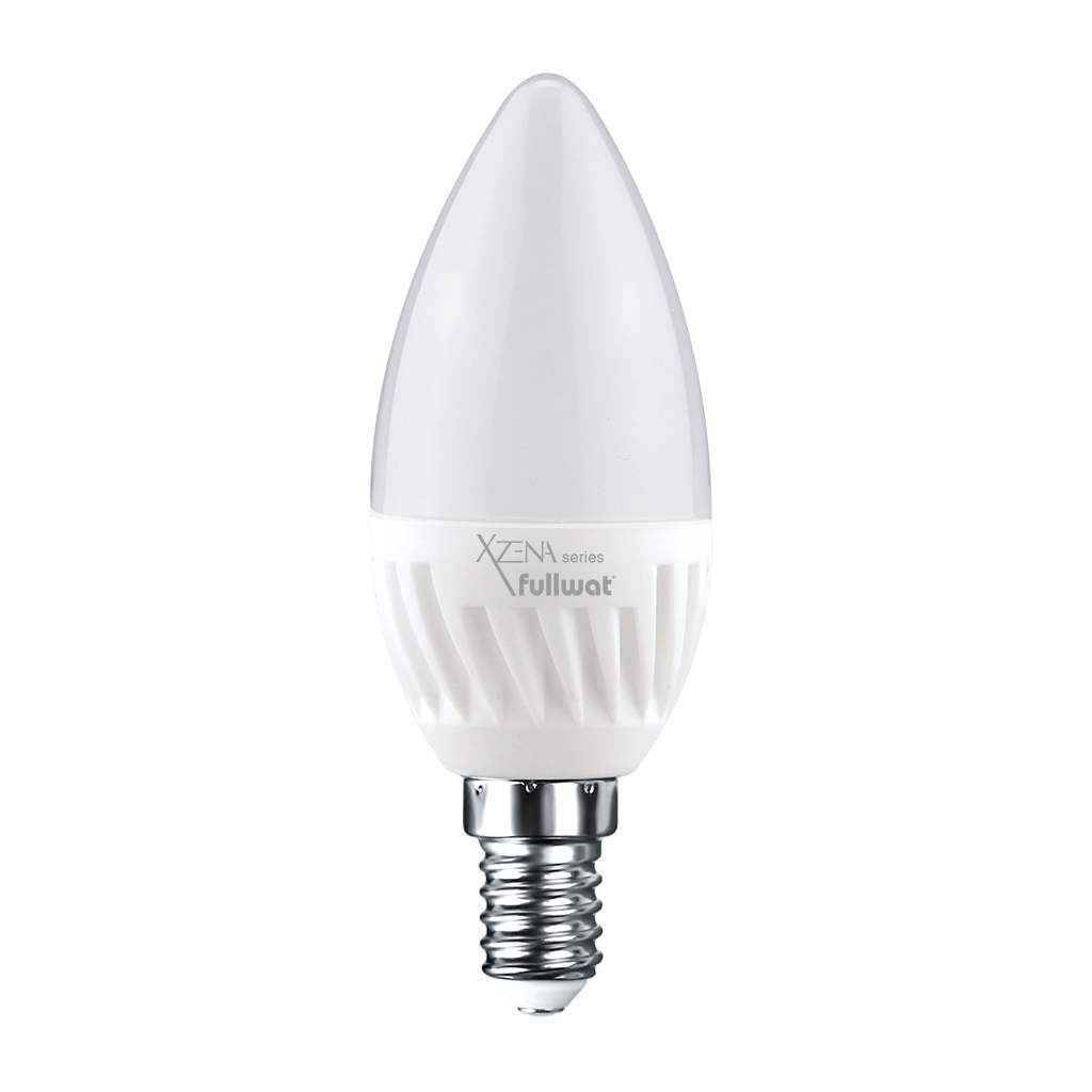FULLWAT - XZN14-SVV6-BN-300. XZENA series 6W LED bulb. E14 socket. 520lm - 170 ~ 250 Vac
