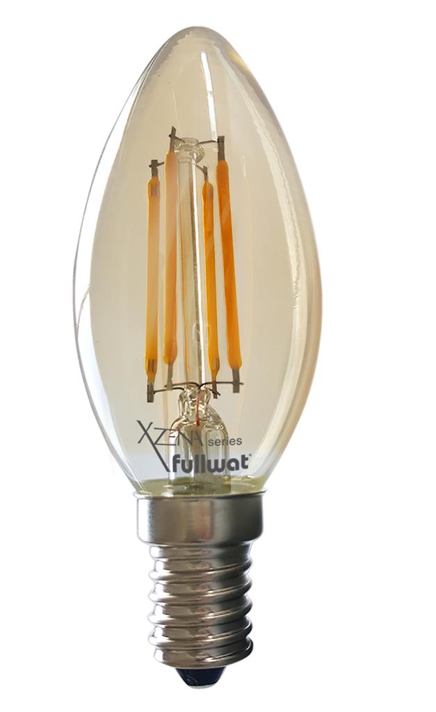FULLWAT - XZN14-VGV4-BH-360. XZENA series 4W LED bulb. E14 socket. 400lm - 220 ~ 240 Vac