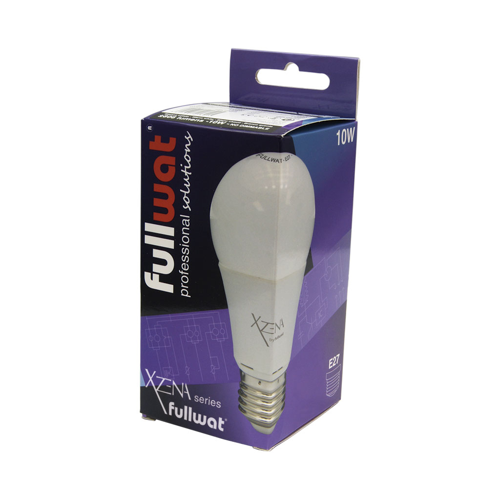 FULLWAT - XZN27-SG10-BC-270D. XZENA series 10W LED bulb. E27 socket. 806lm - 90 ~ 265 Vac