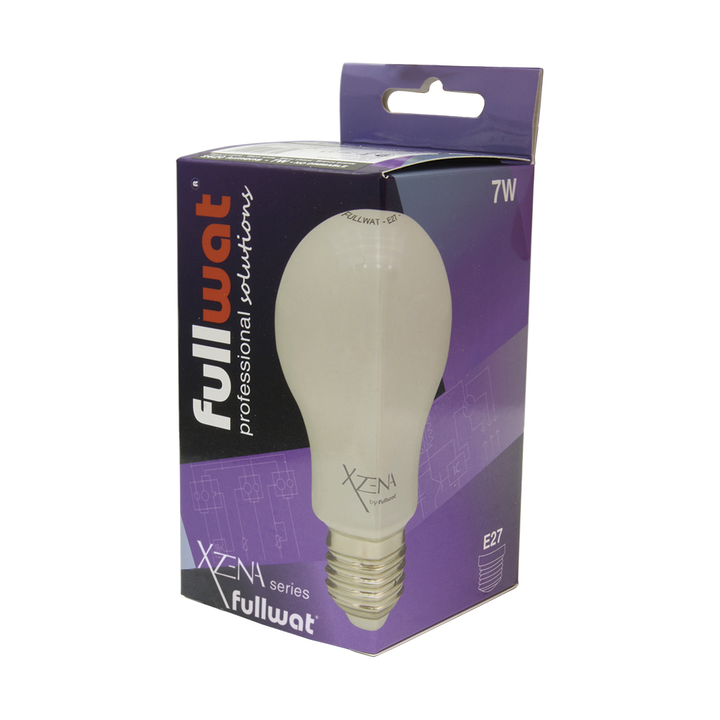 FULLWAT - XZN27-SG7-BC-360. XZENA series 7W LED bulb. E27 socket. 620lm - 90 ~ 265 Vac