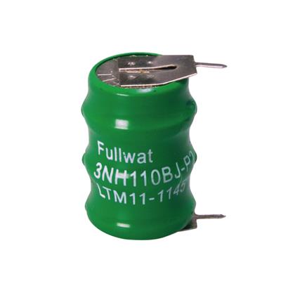 FULLWAT - 3NH110BJP2. Bateria recarregável em formato  pack de Ni-MH. Gama industrial. 3,6Vdc / 0,110Ah