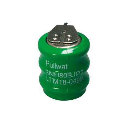 FULLWAT - 3NH80BJP2. Bateria recarregável em formato  pack de Ni-MH. Gama industrial. 3,6Vdc / 0,080Ah