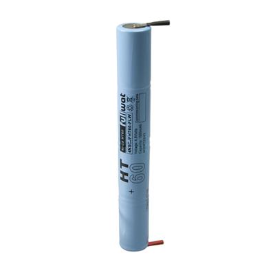 FULLWAT - 4NSCJFHT60-FLW. Bateria recarregável em formato  pack de Ni-Cd. Gama industrial. 4,8Vdc / 1,500Ah