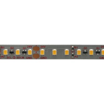 FULLWAT - CCTX-2835-BC-002X. LED-Streifen  professionellspeziell für dekoration | beleuchtung. Reihe professionell . Warmweiß - 3000K. CRI>83 - 24Vdc - 11W/m- 1475 Lm/m - IP20 - 120 led/m- 5m