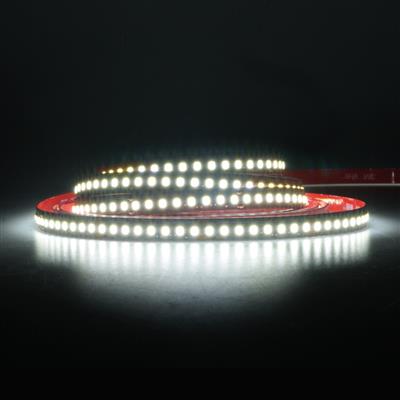 FULLWAT - CCTX-2835P-BF-2X. LED-Streifen  maximale performancespeziell für dekoration | beleuchtung. Reihe professionell . Kaltweiß - 6500K. CRI>83 - 24Vdc - 23W/m- 3900 Lm/m - IP20 - 160 led/m- 5m
