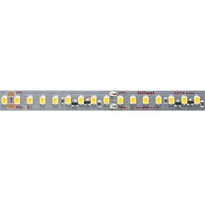 FULLWAT - CCTX-2835P-BN-2X/25. LED strip for decoration | lighting application. Professional Series. 4000K Natural white. 24Vdc - 23W/m - 160 led/m - 4010 Lm/m - CRI>83 - IP20 - 25m