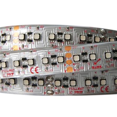 FULLWAT -  CCTX-3535-RGB-2WX.  Fita LED  profissional  especial para decoração . Série profissional .  RGB - 4000K.  CRI>83 - 24Vdc - 22W/m- 756 Lm/m - IP54 - 120 led/m - 5m