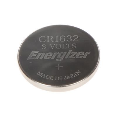 ENERGIZER - CR1632E. lithium battery. Button style.  Nominal voltage 3Vdc.
