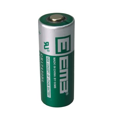 EEMB - CR17450BL-N.Lithium-Batterie zylindrisch von Li-MnO2. Bereich  industrie. Modell CR17450. 3Vdc / 2,400Ah