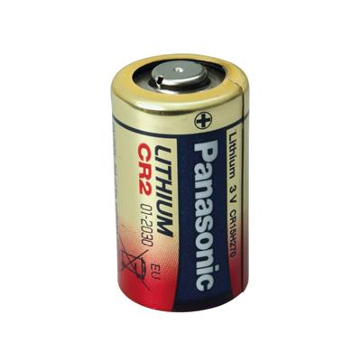 PANASONIC - CR2P-NE. Batteria al litio cilindrica di Li-MnO2. Gamma  consumatore. Modello CR2. Tensione nominale: 3Vdc. Capacità: 0,750Ah