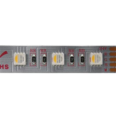 FULLWAT - CVIC-5060-RGBC-ESPX. LED strip for decoration application. Professional Series. 2900K RGB + Warm white. 24Vdc - 13W/m - 60 led/m - 870 Lm/m - CRI>90 - IP20 - 5m