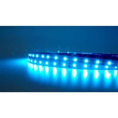 FULLWAT - DECCOR-2835-B4-X. Striscia LED bianchi speciali speciale per decorazione. Serie professionale. 25000K - Azzurro.  - 24Vdc - 12W/m - 60 led/m - 266 Lm/m - CRI>90 - IP20- 5m