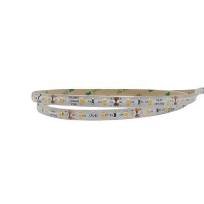 FULLWAT - DOMOX-2835-BC-001WP. Striscia LED standard speciale per decorazione | illuminazione. Serie standard. 3500K - Bianco caldo.  - 12Vdc - 3W/m - 60 led/m - 420 Lm/m - CRI>83 - IP54- 5m