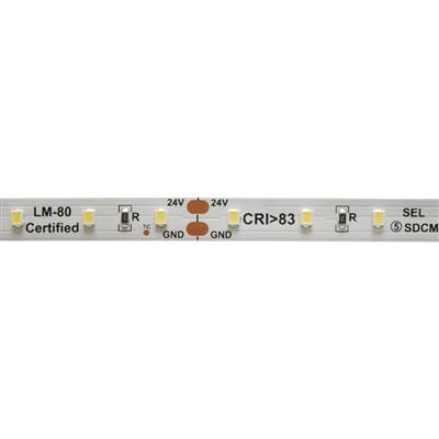 FULLWAT - DOMOX-2835-BF-HGPX. Striscia LED standard speciale per decorazione | illuminazione. Serie standard. 6500K - Bianco freddo.  - 24Vdc - 12W/m - 60 led/m - 1380 Lm/m - CRI>80 - IP20- 5m