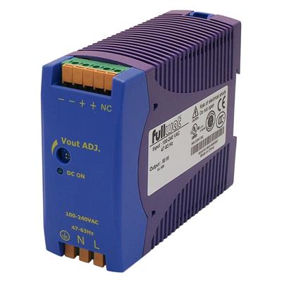 FULLWAT - DRAN60-48. 60W switching power supply, "DIN rail" shape. AC Input: 85 ~ 264  Vac. DC Output: 48Vdc / 1,25A