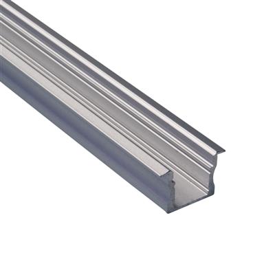 FULLWAT - ECOX-15E-2. Aluminum profile  for recessed mounting. Anodized.  2000mm length - IP40