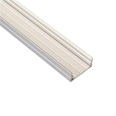FULLWAT - ECOXG-108S-2. Aluminum profile  for surface mounting. Anodized.  2000mm length - IP40