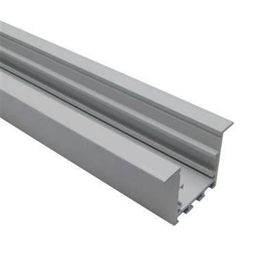 FULLWAT - ECOXG-35E-2. Aluminum profile  for recessed mounting. Anodized. "U" shape. 2000mm length - IP40
