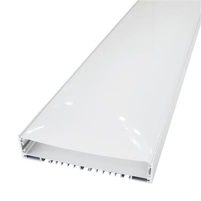 FULLWAT - ECOXM-150S-2D. Aluminum profile  for surface | suspended mounting. Anodized.  2000mm length - IP40