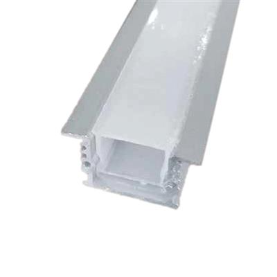 FULLWAT - ECOXM-15EW-2D. Aluminum profile  for recessed mounting. Anodized.  2000mm length - IP40