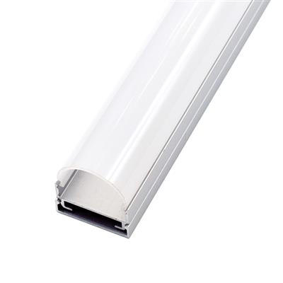 FULLWAT - ECOXM-20CS-2D. Aluminum profile  for surface | suspended mounting. Anodized.  2000mm length - IP40