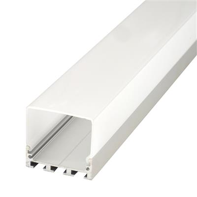 FULLWAT - ECOXM-42-2D. Aluminum profile  for surface | suspended mounting. Anodized.  2000mm length - IP40
