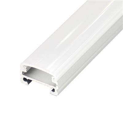 FULLWAT - ECOXM-MINI8-2D. Aluminum profile  for surface mounting. Anodized.  2000mm length - IP40