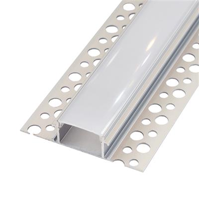 FULLWAT - ECOXM-WALL10-2D. Aluminum profile  for recessed mounting. Anodized.  2000mm length - IP40