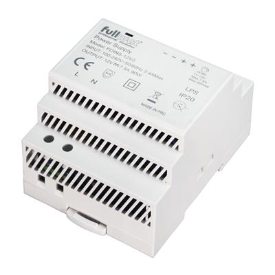 FULLWAT - FDIN5-24V2. 92W switching power supply, "DIN rail" shape. AC Input: 100 ~ 240 Vac. DC Output: 24Vdc / 3,83A