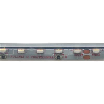 FULLWAT -  FU-BLF-3014LBF-002WX.  Fita LED  iluminação lateral  especial para decoração | iluminação . Série profissional .  Branco frio - 6500K.  CRI>80 - 24Vdc - 12W/m- 1200 Lm/m - IP67 - 120 led/m - 5m