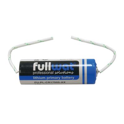 FULLWAT - FU-PL-CR17505-AX.Bateria de lítio cilíndrica de Li-MnO2. Gama  industrial. Modelo CR17505. 3Vdc / 2,300Ah