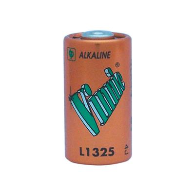 VINNIC - L1325B. Cylindrical shape alkaline battery. 6Vdc rated voltage.