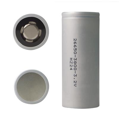 FULLWAT - LFP26650-38I.Rechargeable Battery cylindrical of Li-FePO4. Product Series industrial. Model 26650. 3,2Vdc / 3,8Ah