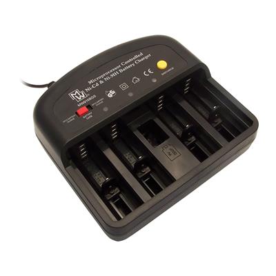 MINWA - MW9168GS.  Ni-Cd | Ni-MH battery charger. For R6 / AA | R03 / AAA | R14 / C | R20 / D | 6F22 / 9V types. Input voltage: 230Vac 