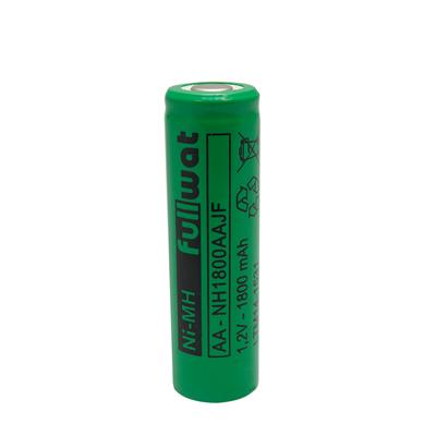 FULLWAT - NH1800AAJF. Bateria recarregável em formato  cilíndrico de Ni-MH. Gama industrial. Modelo AA. 1,2Vdc / 1,800Ah
