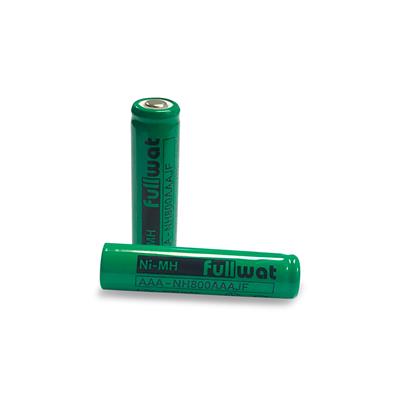 FULLWAT - NH800AAAJF. Batería recargable cilíndrica de Ni-MH. Gama industrial. Modelo AAA. 1,2Vdc / 0,800Ah